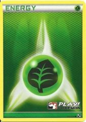 Grass Energy 105/114 Crosshatch Holo Promo - 2011 Play! Pokemon